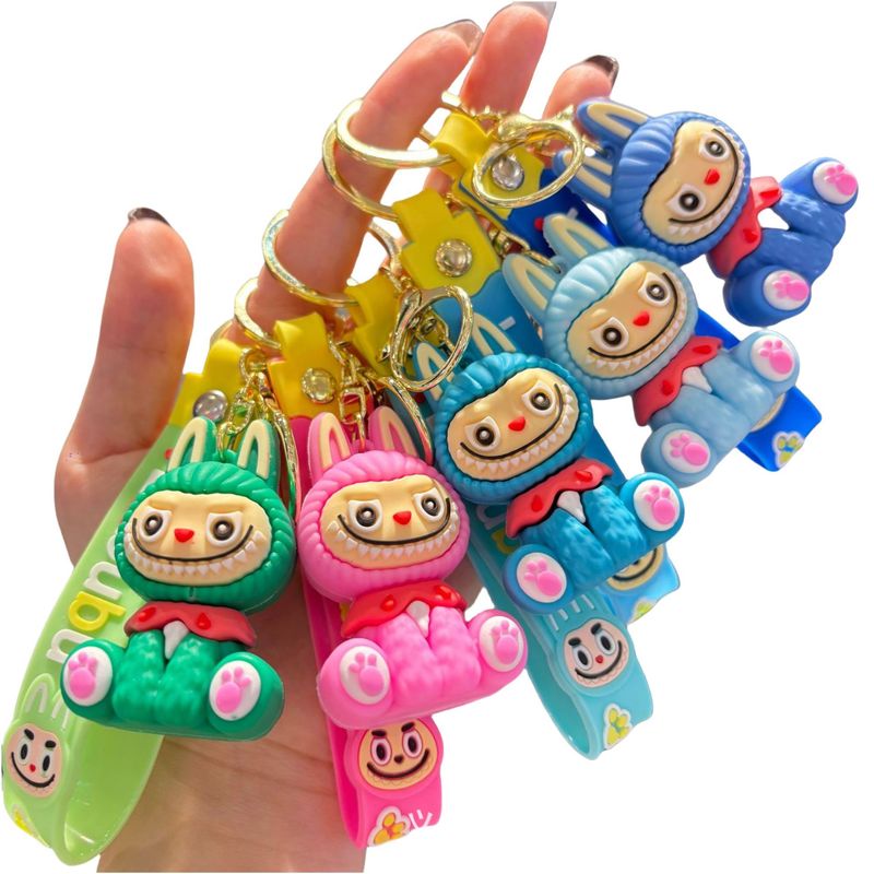 クリエイティブラブブキーホルダーペンダントかわいい装飾品人形バッグペンダントギフトキーチェーン卸売|undefined