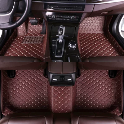 Modelə uyğun ayaqaltı – Q7 all-inclusive car mat - ordinary-single-layer-curry