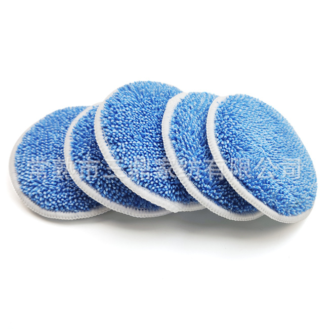 超極細繊維粘着式スポンジ丸型タオル、毛足のあるクリーニングタオル、研磨・ワックスがけ、掃除機用タオル、車用洗車タオル