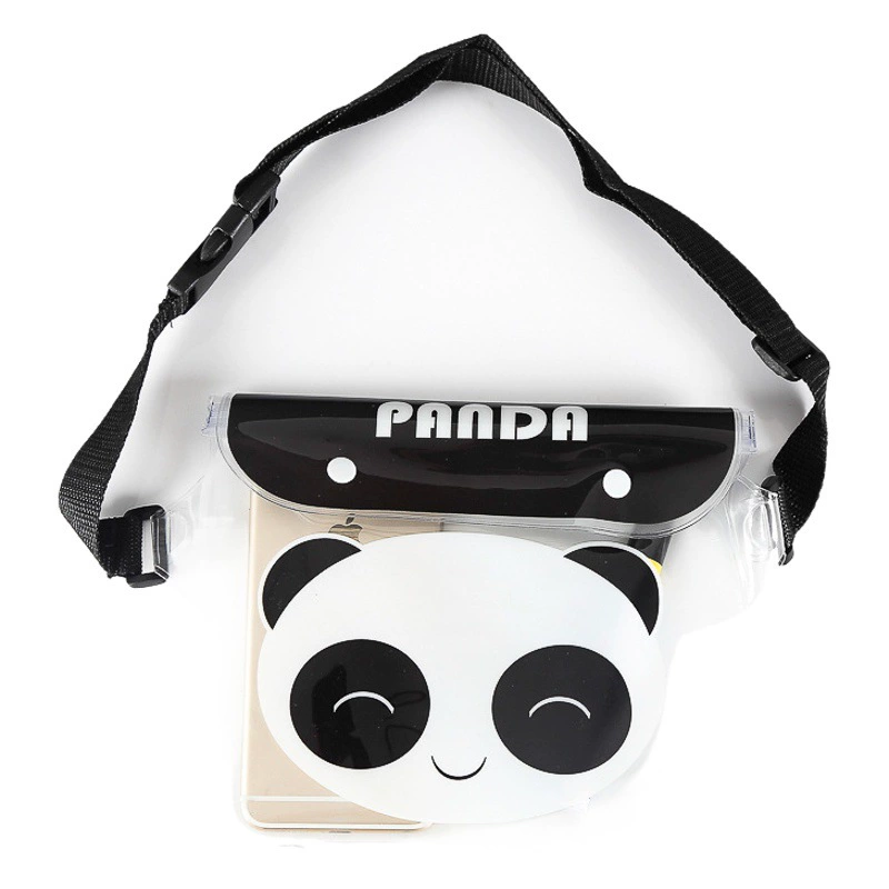 В наличии оптом детская Милая водонепроницаемая сумка для дайвинга плавание трехслойная герметичная водонепроницаемая сумка мультфильм мобильный телефон Водонепроницаемая поясная сумка