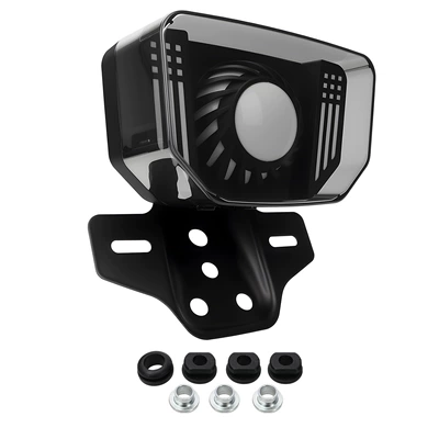 Motorcycle Integrated Led Warning Light Cg125 Mxi125 155 Angel Eye Dynamic Strobe Tail Light (Tail light) - vortex-style-taillight-1-piece