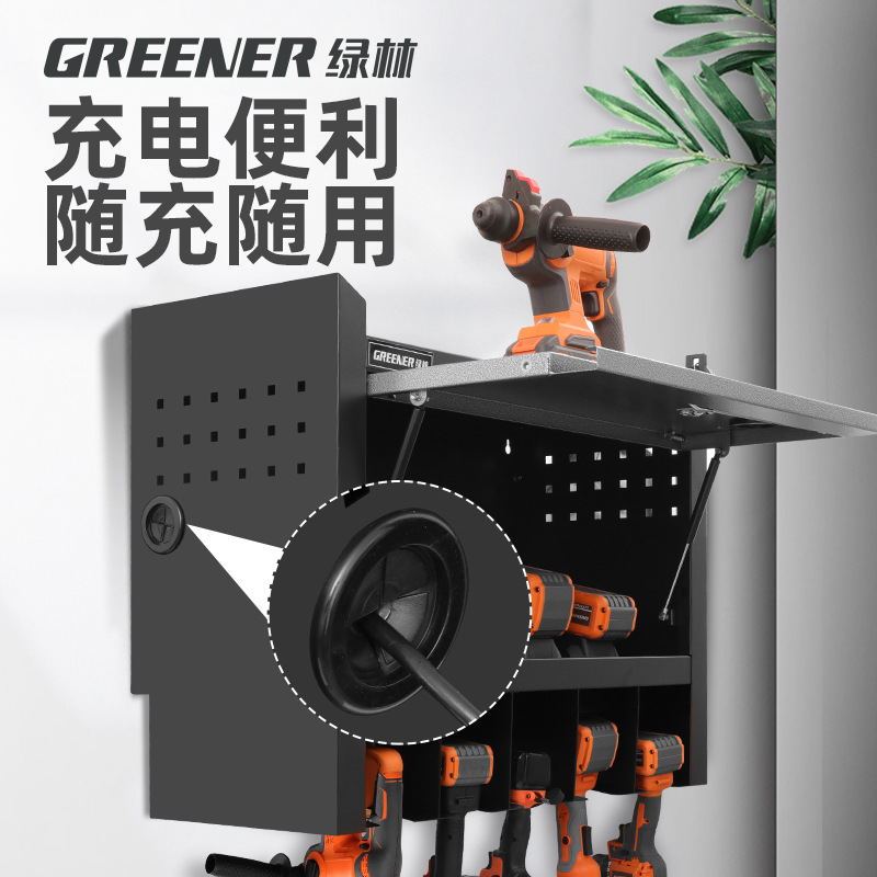 Estación de trabajo de Green Forest vehículo de herramientas de reparación de automóviles herramientas combinadas piezas colgantes de armario de herramientas eléctricas multifuncional para taller de mesa de trabajo