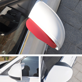 Car rearview mirror rainproof eyebrow window mirror aluminum alloy rain strip rain shield rear mirror universal rain shield