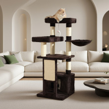 大号四层豪华猫别墅跨境批发代发出口剑麻新款猫爬架猫抓板