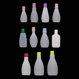 胶水瓶HDPE塑料瓶 PP/PE 75/100/110/130/190/230/270ml 内塞扁瓶