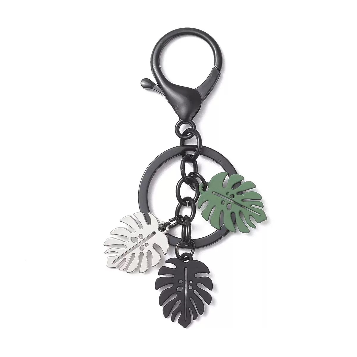 Alloy Leaf Bag Pendant Keychain Simple Turtle Design Accessory_voghion.com