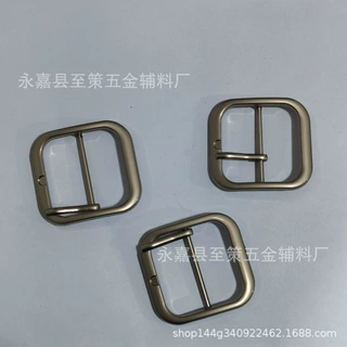 锌合金皮带扣工厂定制批发金属针扣正方形日字扣
