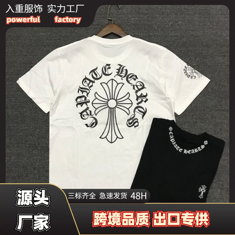 New 2024 Early Spring/Summer European and American Trendy Brand Short-Sleeve T-Shirt for Women, Loose Fit, Unisex Couple Letter Print Cotton New 2024 Early Spring/Summer European and American Trendy Brand Short-Sleeve T-Shirt for Women, Loose Fit, Unisex Couple Letter Print Cotton