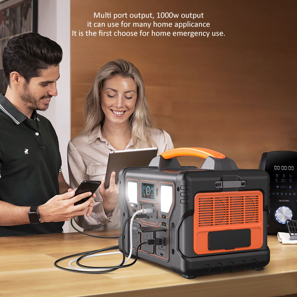 CE FCC UL pse SAA户外电源700瓦储能电源太阳能发电户外应急电源