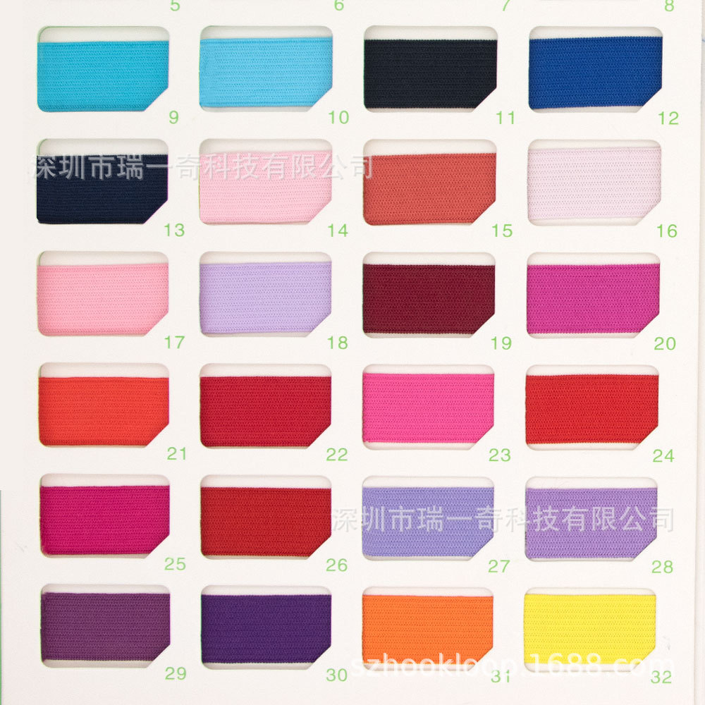 2/2.5/3.2/5/7.6/10cm multi-especificación en stock de punto elástico banda elástica ropa deportiva banda elástica al aire libre