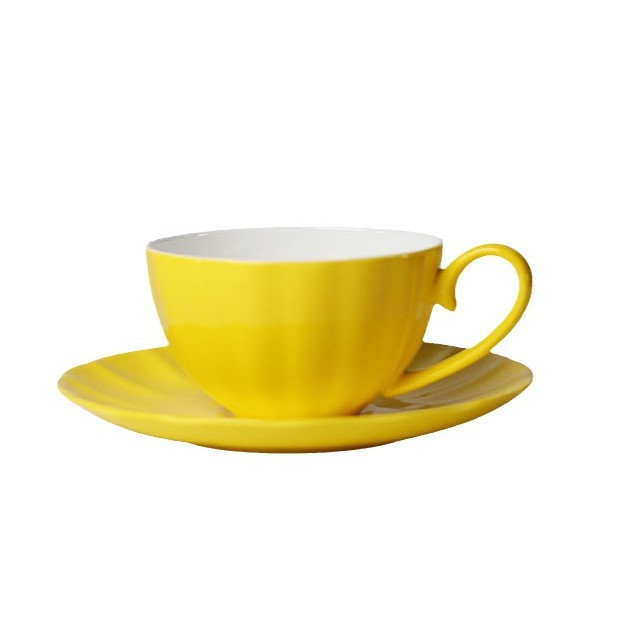 Tazas de café transfronterizas tazas de cerámica tazas de café de la tarde tazas de calabaza tazas de porcelana hueso tazas de café un plato conjunto