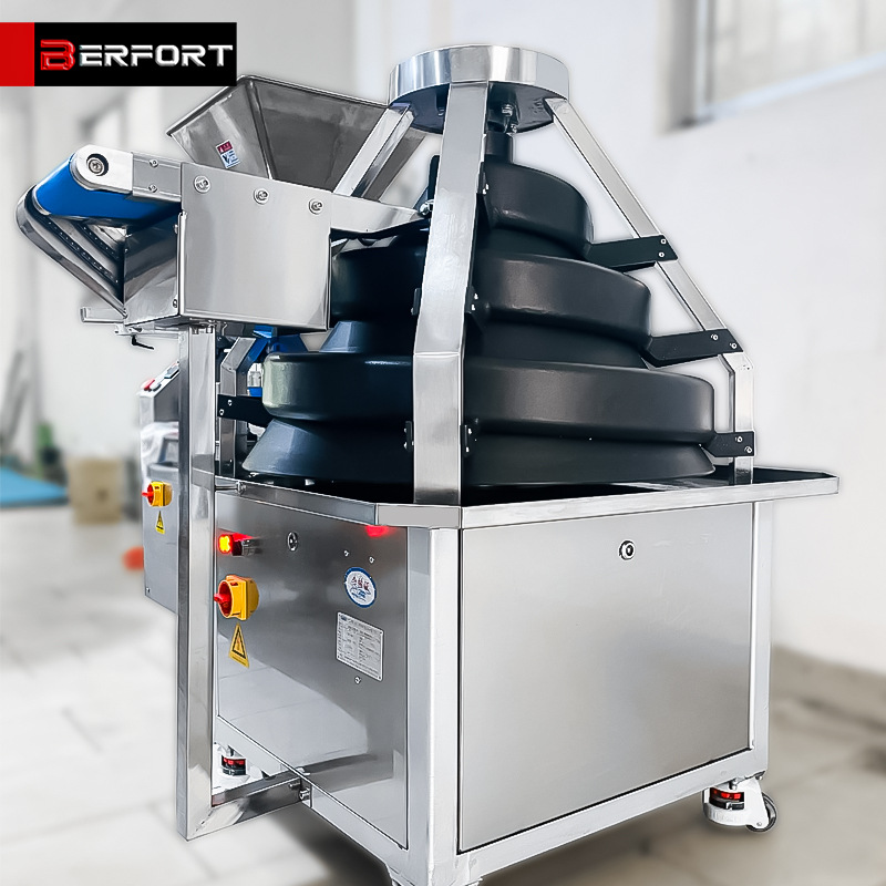 商用全自动面团分割滚圆机食品厂连续面团分割滚圆机面团搓圆机