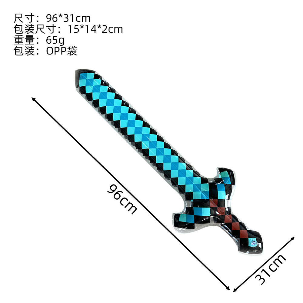 Big mosaic, blue sword
