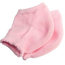 凝胶保湿护肘护脚后跟带花边后跟套套脚保护袜套吸汗防摩擦