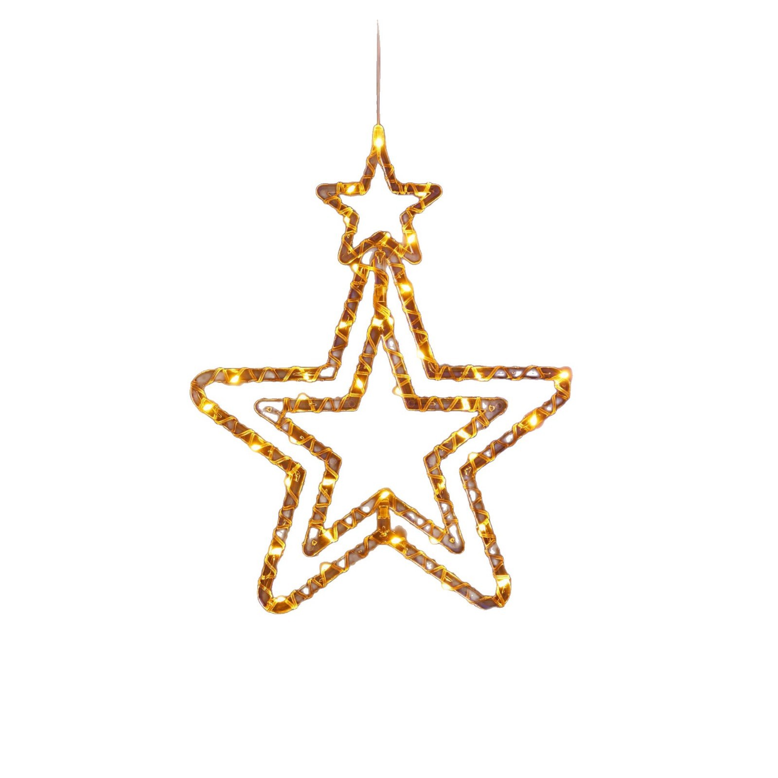Christmas decoration indoor snowflake five-pointed star Christmas tree shop bedroom decoration festive atmosphere decoration 5