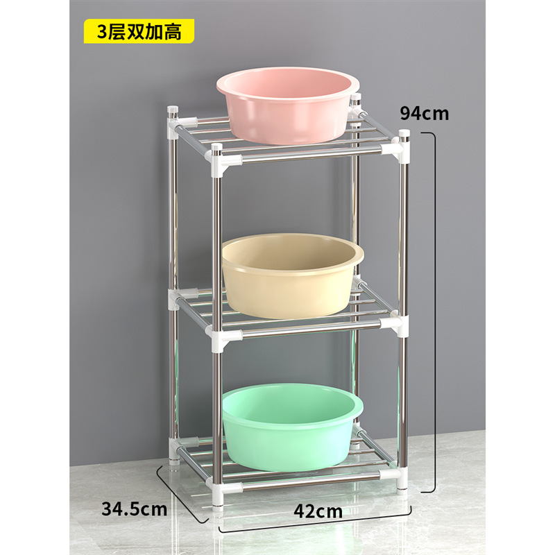 Estante Organizador de Lavabos de Acero Inoxidable Multicapa para Baño image 20