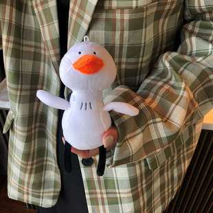 Wholesale cute Net red duckling cartoon plush pendant Chongtian duck bag clothing accessories keychain activity gift