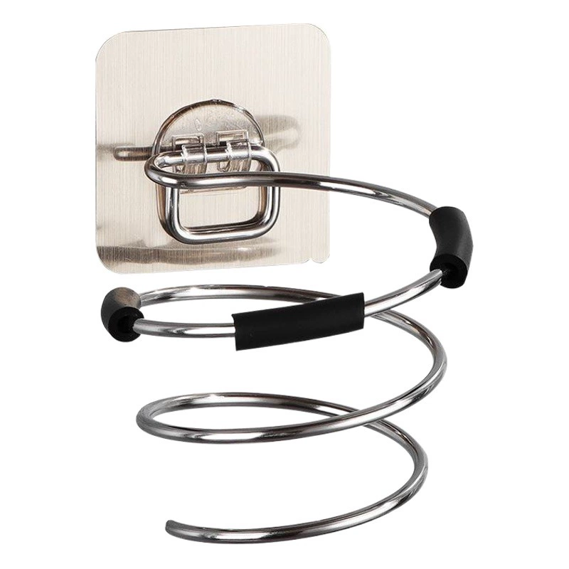 Вешалка для фена Стеллаж для хранения унитаза Настенная вешалка для ванной комнаты Стеллаж для хранения унитаза без перфорации