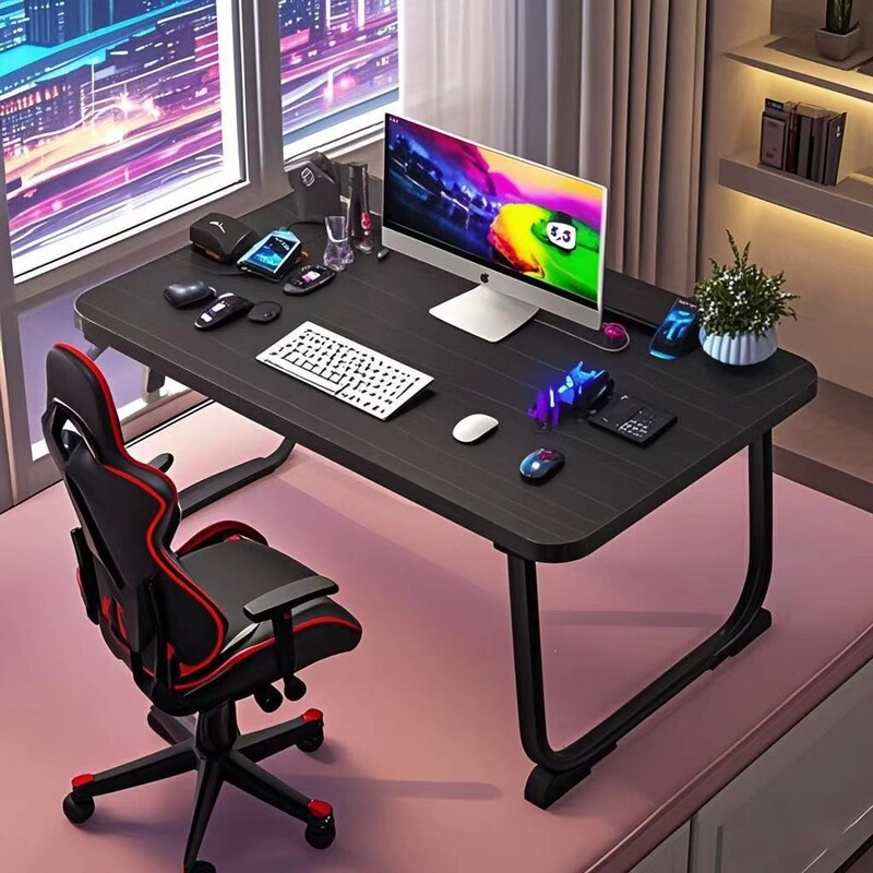 Foldable Extra-Large Gaming Desk for Bed and Table, Suitable for Bedroom Study and Office, Fashionable Gaming Style
