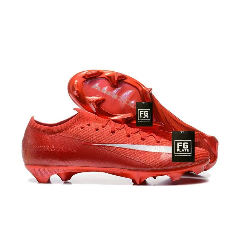 2025 nuevo estilo transfronterizo asesino 16 tachuelas FG pequeños zapatos de fútbol de ciruela transpirables y antideslizantes zapatos deportivos de entrenamiento para estudiantes