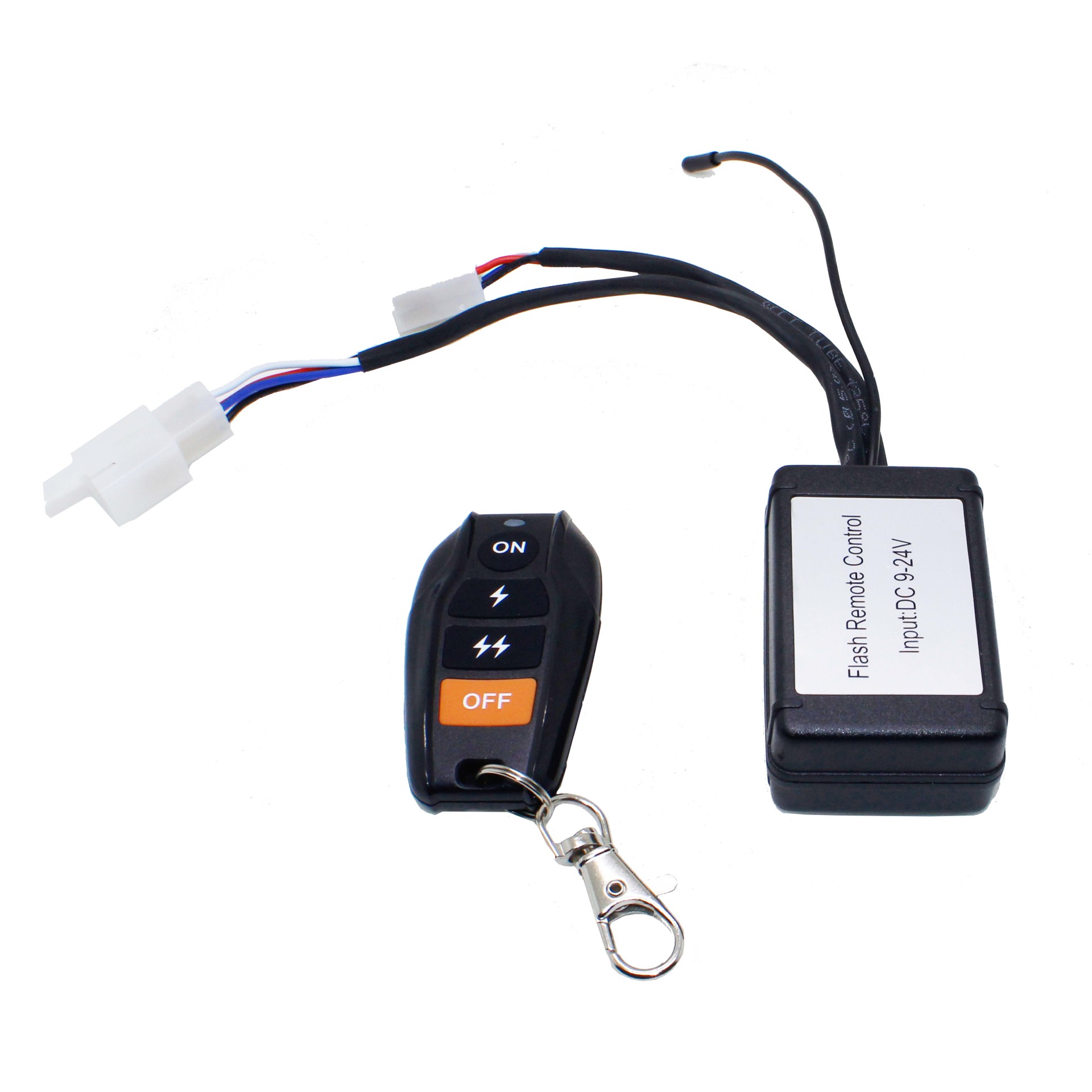 Luz de niebla del coche LED techo proyector Luz de tira un arrastre dos/un arnés de cableado conjunto de cables de luz de trabajo interruptor de control remoto