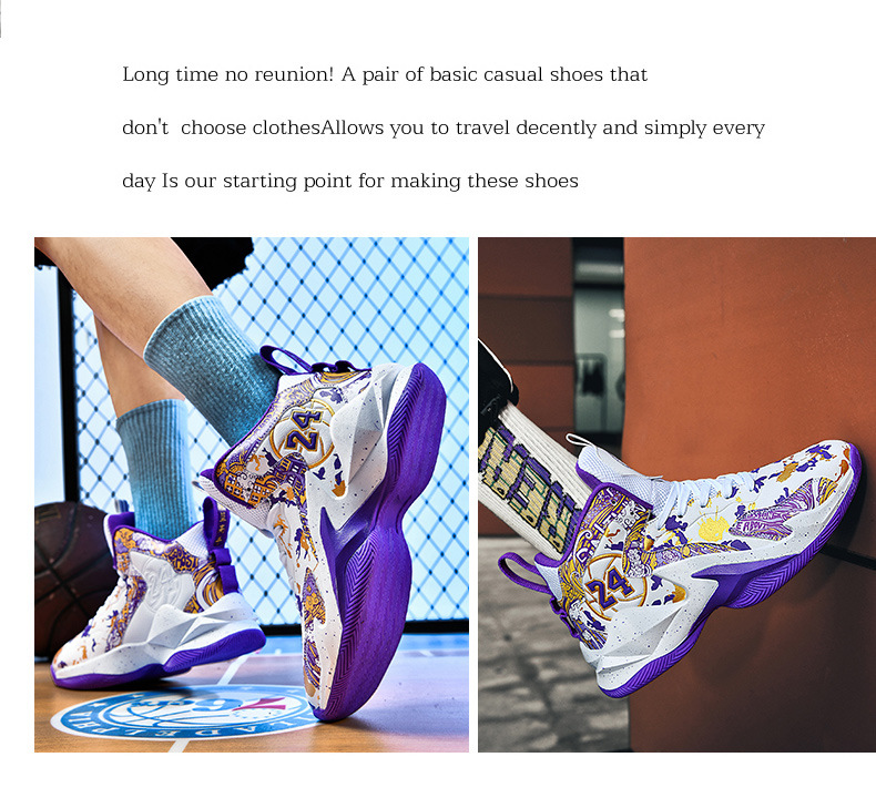 2023 Nouvelles chaussures d'entraînement de sport antidérapantes pour hommes et enfants, bottes de basket-ball, baskets_voghion.com