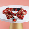 Choker, removable small bell with bow, pet, wholesale, cat