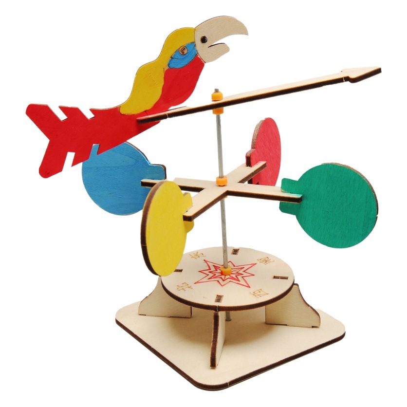 Ciencia y Tecnología pequeña producción experimento científico vapor Veleta Escuela Primaria estudiante tarea manual DIY ciencia y educación paquete de material de juguete