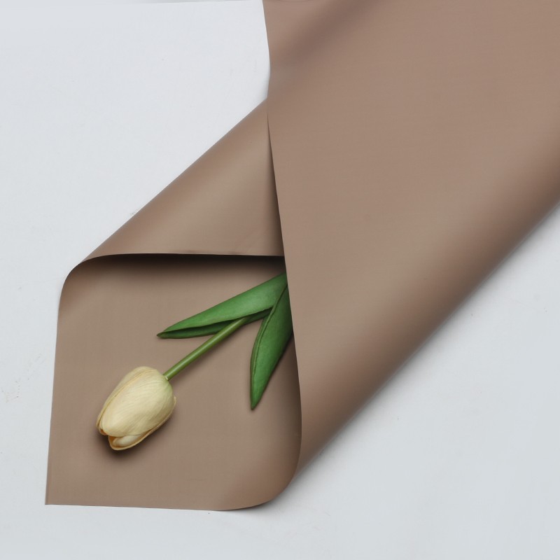 Huaxi Color sólido de doble cara Papel Ouya Material de embalaje de flores al por mayor Floristería Paquete de flores Material de flores Papel de embalaje de ramo