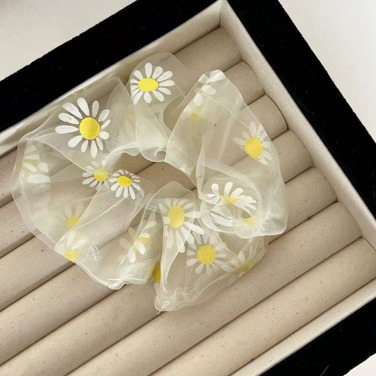 Arco Iris naranja lunares intestino grueso banda para el cabello cuerda para el cabello banda para el cabello femenino banda para el cabello accesorios para el cabello tocado