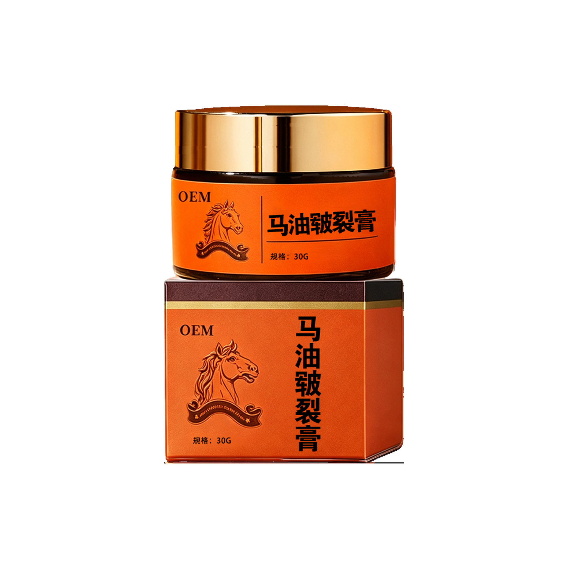 Horse Oil Cracked Skin Balm Herbal Hand Cream for Dry Chapped Hands 30g quality and texture