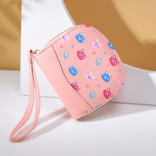 Ladies Wallet, Cute Short Zipper Purse, Cross-Border Money Clip, Fresh Style Korean Women's Wallet