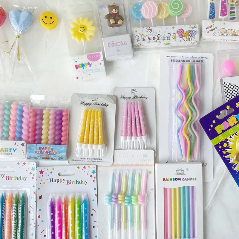 Korean Ins Style Candle Birthday Candle Retro Macaron Color Paraffin Cartoon Shape Cake Candle Handmade Korean Ins Style Candle Birthday Candle Retro Macaron Color Paraffin Cartoon Shape Cake Candle Handmade