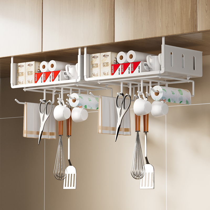 The kitchen shelf hanging basket hanging cabinet hipering shelves…