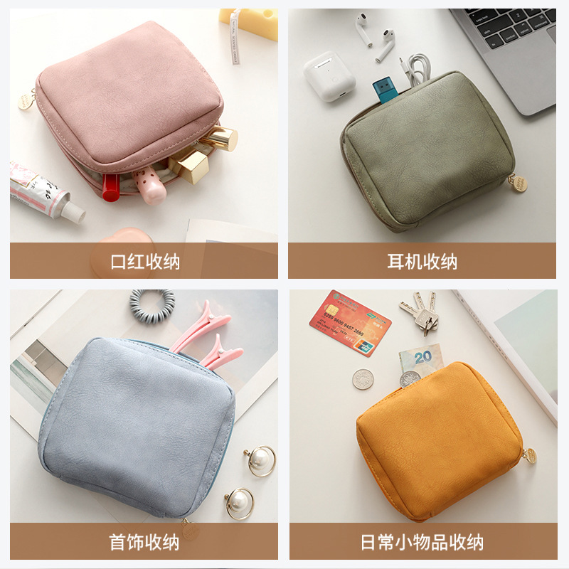 Envases de almacenamiento de servilletas sanitarias tía toalla pequeña bolsa de niña mensual menstrual portátil pequeña servilleta sanitaria pequeña bolsa