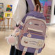 Schoolbag Women's Spine Protection Junior High School Girl's Large Capacity Backpack Lightweight Primary School Student High School Student Middle School Student Backpack