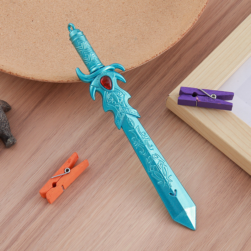 Pluma de góner en forma de arma Pluma de pistola Pluma de herramientas Papelería creativa Estudiante Anime Pluma de espada Pluma de escritura Pluma de escritura