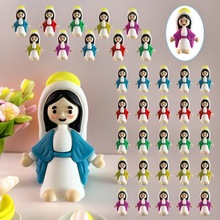 2025跨境复活节人物圣母小人玩具装饰PVC公仔小摆件塑胶工厂批