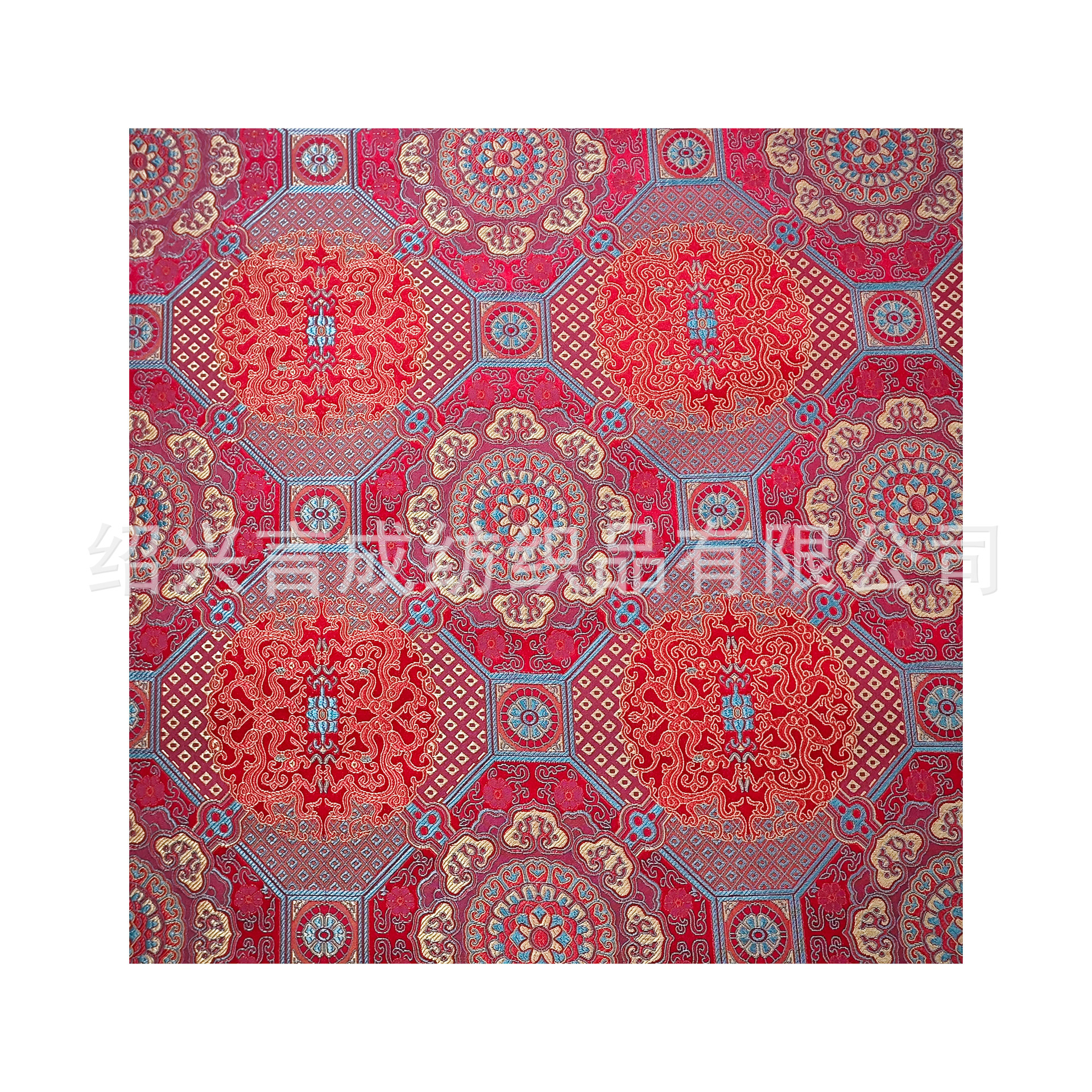 国风复合装帧布宝相花系列用于月饼盒等节日礼盒的包装制作