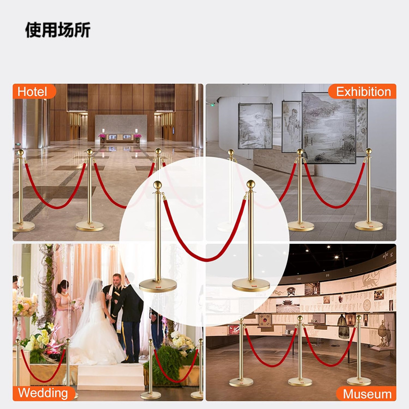 酒店不锈钢钛金圆球栏杆座厂家