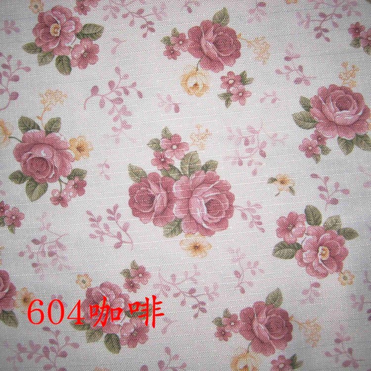 2米8宽幅印花竹节布十字格竹节棉麻服装装饰背景布新颖工艺品布