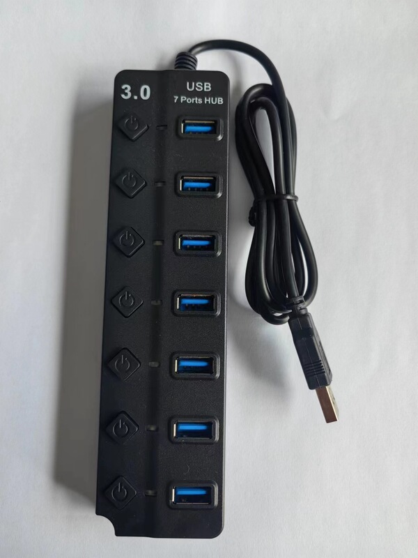 ソースメーカー分線器無駆動ハブ拡張器一牽引七口独立スイッチ2.0usb3.0hub|undefined
