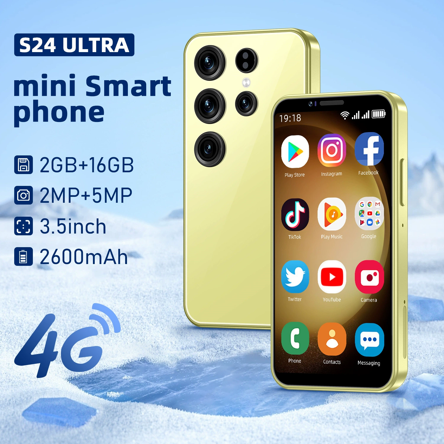 (Cross-border trading), Google, S24, small quad-core smartphone, S24 Ultra, 4G, Android
