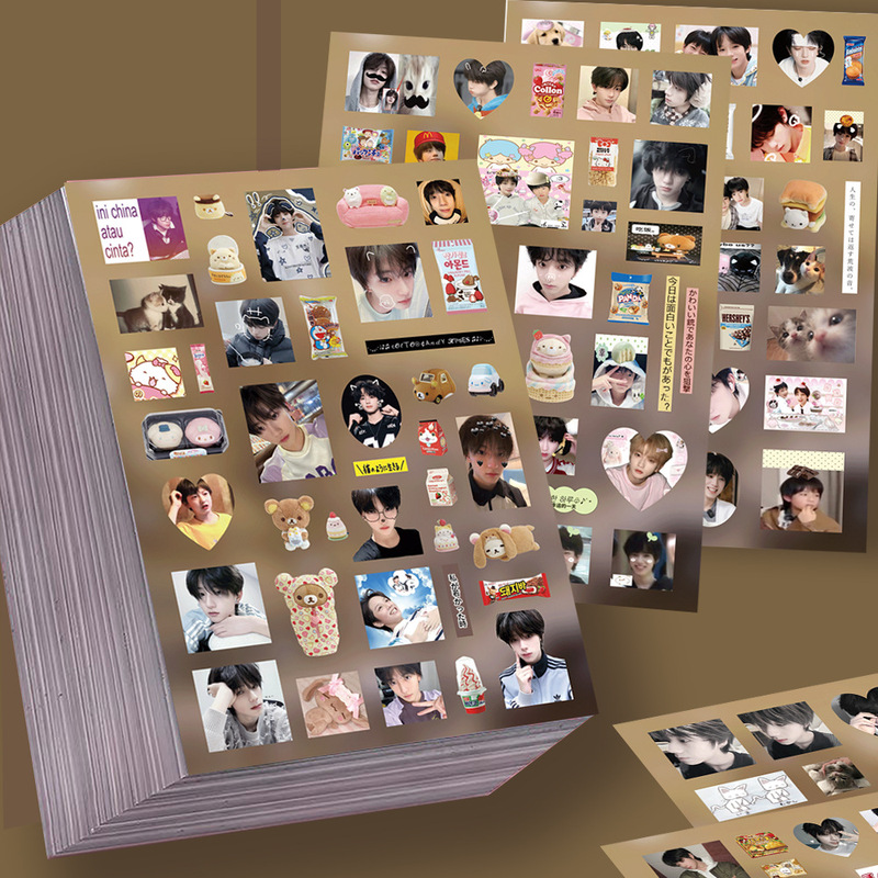 8 Pieces of Mu Zicheng and Wang Lujie Die-Cut Stickers, Tf Family High-Quality Visual Merchandise Collage Materials, Waterproof Decals 8 Pieces of Mu Zicheng and Wang Lujie Die-Cut Stickers, Tf Family High-Quality Visual Merchandise Collage Materials, Waterproof Decals