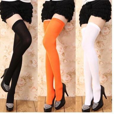 JK Japanese Velvet Over-the-Knee Socks Student Thigh Socks Mid-high Stockings Plus Stockings Spring and Autumn Women's High Stockings