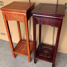 实木花架仿古客厅阳台多层落地仿红木花架四方架子盆景架置物昌震