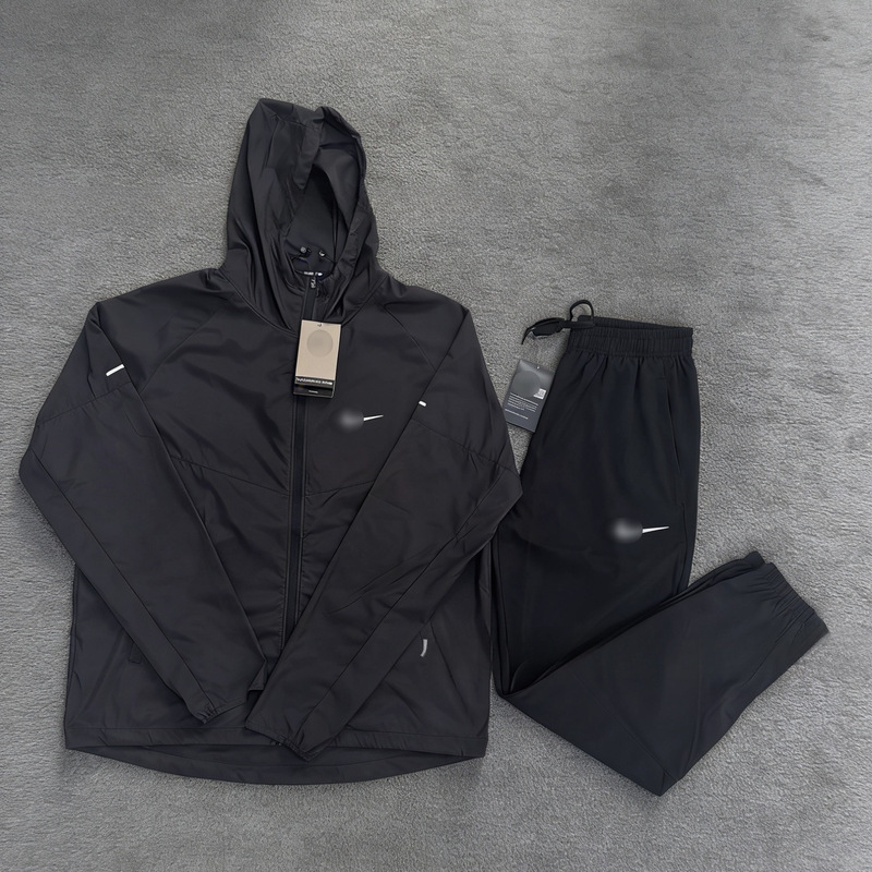Cross-border in-stock summer men's lightweight breathable quick-dry jacket for outdoor sports, running, reflective casual quick-dry jacket