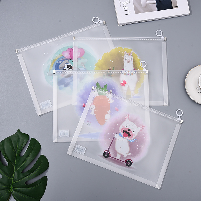 Bolsa archivadora PP con cordón y cremallera al por mayor