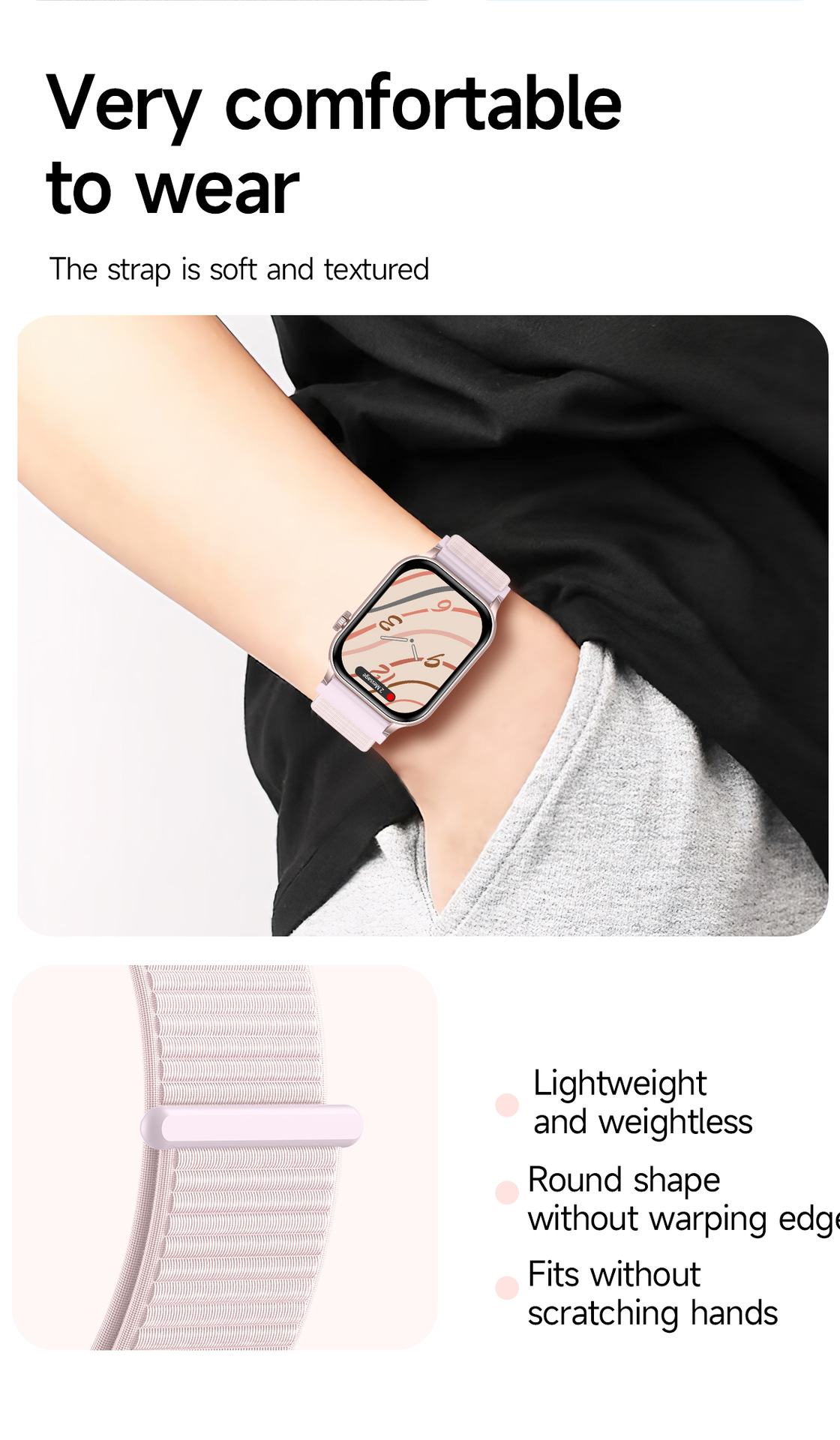 Smartwatch kr86 amoled hd com bluetooth chamadas e leitor música_voghion.com