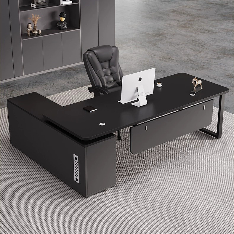 Boss desk and office chair set, simple modern executive desk, supervisor desk, executive desk, office furniture, manager desk Boss desk and office chair set, simple modern executive desk, supervisor desk, executive desk, office furniture, manager desk